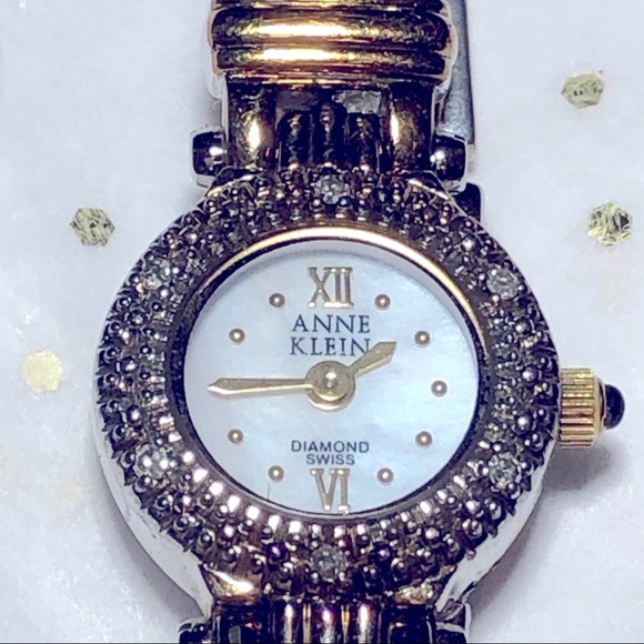 Anne Klein Accessories - Vintage Anne Klein Swiss Diamond Watch